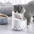 Load image into Gallery viewer, Ceramic Cat Elevated Bowl
