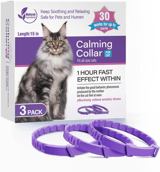 Catlma™ | The Original Cat Calming Collars - Pack of 3 Collars